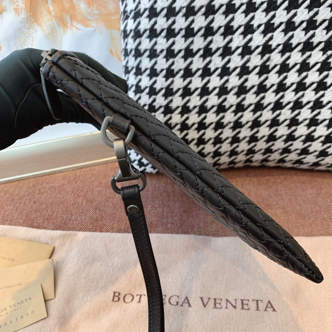 32cm#Bottega veneta 20新款胎牛皮编织手拿包男士包